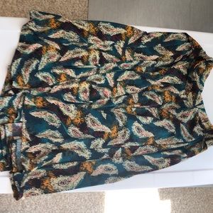 Luluroe Madison pleated skirt with pockets